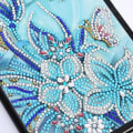 Pikkukuva 7 / 8: 5D- diamond painting muistikirja kirjontapäiväkirjakirja 50 sivua Butterfly &amp; Kukkakuvioiset tee-se-itse-timanttilahjat