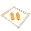 Miniatyrbillede 2 af 8: Boho magasinholder bogopbevaringskurv DIY stående holder boligindretning S 6mmx100meter reb