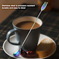 Miniatyrbillede 8 af 8: 1 stk. Cocktailske i rustfrit stål Drik kaffeblandingsværktøj med langt håndtag (#1)