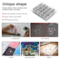 Miniatyrbild 4 av 5: Set brevstämplar för DIY Scrapbooking och hantverk