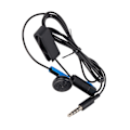 Miniatyrbillede 5 af 8: Spil Controller Earbuds Støjreduktion Multifunktion 3,5 mm Kablet Gaming Earpiece til PS4 Controller