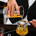 Miniatyrbillede 4 af 5: Rose Gold 304 Julep-si i rustfrit stål med ergonomisk håndtag til professionel cocktailfremstilling