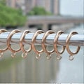 Miniatyrbillede 4 af 5: 38mm Gardinringe Metal Øje Draperi Ringe til Køkken Soveværelse Guld 20 stk