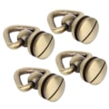 Miniatyrbillede 3 af 8: 4 STK Metal Ring Skrue Rundt Hoved Studs Nitte Nail Rotate Spikes DIY Læder Craft Hardware tilbehør Bronze
