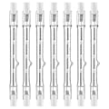 Miniatyrbilde 1 av 5: R7s Halogenpærer, 7 pakker R7s pære 118mm dimbar 230V halogenpærer, Wolfram lineær lyspære 150W 300W