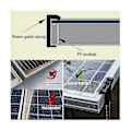 Miniatyrbild 5 av 5: Solpanel Vattenavledningsklämmor - 16st 35mm, PV Moduler Dränerar Fotovoltaisk Panel Vattenavledning