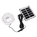 Miniatyrbilde 5 av 8: Solcelle taklampe 2 kontrollmoduser 50 lampeperler justerbar solcelle taklampe for innendørs 45W