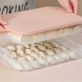 Miniatyrbillede 5 af 5: Køleskab Crisper Dumpling Fryser Dumpling Beholdere grøn