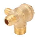 Miniatyrbillede 4 af 8: Kontraventil Messing Material Trådforbindelse Luftkompressor Pumpe Tilbehør 1/2x3/8x10