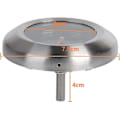 Miniatyrbillede 2 af 5: Analogt stegetermometer i rustfrit stål BBQ termometer Udendørs rygning BBQ Gasovn BBQ Grill Kød