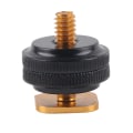 Pikkukuva 1 / 6: Flash Hot Shoe -sovittimen kiinnitys - 1/4" kolmijalan ruuvipidike