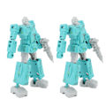 Miniatyrbillede 3 af 8: 2 stk. Deformationsrobotlegetøj Deformationsrobotpen Adskillelig Elevstudie Papirvarer Grøn