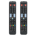 Miniatyrbilde 1 av 8: 2 STK Multifunksjons TV-fjernkontroll med store knapper for Samsung A59-00784C TV