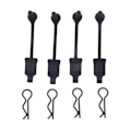 Miniatyrbilde 2 av 8: 4 STK Car Body Clip Holder Shell Fast spennelås for ARRMA for Senton 1/10 RC Car