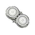 Miniatyrbilde 1 av 5: Universal barberblad i rustfritt stål barberhoder med ABS-monteringsholder Erstatningssett egnet for Philips PQ182 PQ183 PQ206-B8