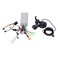 Miniatyrbillede 1 af 8: 36V 48V 500W 2 i 1 motor børsteløs controller vandtæt LH100 LCD display panel kit til elektrisk cykel scooter