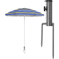 Miniatyrbillede 1 af 5: Have/fiskeri/strandparasolstativ og holder