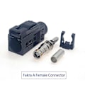 Miniatyrbilde 3 av 5: Fakra A B C D E F G H I K Z Hunn Crimp-kontakt Bilradio Fm Gps Antenne Fakra Adapter For Rg316 Rg174 Pigtail-kabel Fakra E Hunn