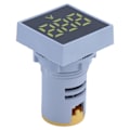 Miniatyrbillede 3 af 8: AD16‑22FSV Frosted Panel Digitalt Voltsignalindikator Voltmeterindikator 60~500V AC Gul