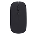 Miniatyrbillede 1 af 8: Trådløs mus Mute Smart Ultratynd bærbar gaming kontorcomputertilbehør (sort)