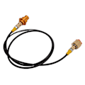 Miniatyrbillede 7 af 8: CO2-tankadapterslange 60 tommer messing ABS sodavandsmaskine Quick Connection Adapterslange med Quick Disconnect