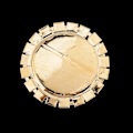 Miniatyrbild 4 av 5: 5 Stycken Flerfärgade Flatback Rhinestone Knapp Klädsel Utsmyckningar Guld