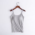 Miniatyrbilde 3 av 5: Slim Fit Padded Tank Tops med innebygd BH for kvinner XL Rosa