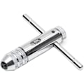 Pikkukuva 4 / 5: Säädettävä T-kahvallinen räikkähanan pidike, jossa on 5 kpl M3-M8 Metric Plug Machine set