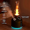 Miniatyrbilde 2 av 5: Luftfukter, USB Oppladbar Tåkelanterne Bærbar LED Retro Campinglampe Flammeløs Teltlampe med Luftfukter for Soverom Kontor Barnerom D