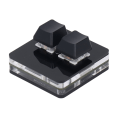 Pikkukuva 4 / 8: 2 Key Gaming Pikanäppäin Ohjelmoitava näppäimistö Type C USB All Black Multifunction kotitoimistoon