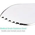 Miniatyrbilde 2 av 5: Gua Sha-verktøy i rustfritt stål - Myofascial massasje for smertelindring, fysioterapi - Ansikt, nakke, armer