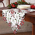 Miniatyrbilde 1 av 5: 37x175cm Juleduk Brodert Duk Rød