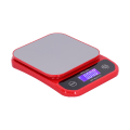 Pikkukuva 8 / 8: USB latausvaaka vedenpitävä keittiön leivontavaaka sähköinen painon mittaus vaaka, punainen 5kg/0,1g