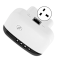 Miniatyrbillede 5 af 8: WiFi-repeater, trådløs RJ45-router/AP-tilstand, hotspot-forlænger, signalforstærker, tilbehør, UK-stik