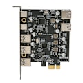 Miniatyrbillede 7 af 8: PCI E til USB-udvidelseskort 7 porte 5 Gbps USB PCI Express-kort med 2 USB 3.0-porte på bagsiden til Windows Xp til OS X til Linux