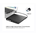 Miniatyrbillede 2 af 5: Ekstern Drev USB Bærbar Brænder Cd Rw Dvd Rom Læser Skriver Til Mac Windows