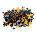 Miniatyrbillede 1 af 8: 200g Halloween Konfetter Halloween Fest Bord Pynt Konfetter Græskar Edderkop Net Folie Metallic Palliet Konfetter Dekoration HMS220716