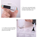 Miniatyrbillede 8 af 8: Spejl neglelak sølv transparent base top coat neglekunst lak til negle manicure lak negle dekoration
