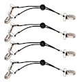 Miniatyrbillede 6 af 8: Multifunktionelle justerbare lagenclips Fasteners Suspender Clip på holdere Grippers stropper (sort)
