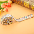 Miniatyrbillede 5 af 8: 100*2 cm Rhinestone Ribbon Sparkle Small Diamond Wrap Roll Decoration (#01)
