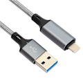 Miniatyrbild 4 av 8: Högkvalitativ borsmaskinservicekabel USB3.0-adapterkabel snabbladdning för IOS-system