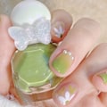 Miniatyrbillede 2 af 5: Neglelak Gel Vandbaseret Høj Glans Skinnende Holdbar Frosted Neglelak til Damer Base Coat