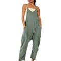 Miniatyrbilde 1 av 2: Dame Casual Oversized Overalls Harem Lange Smekke Bukser Dungarees Baggy Jumpsuit Grønn 2XL