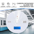 Miniatyrbillede 3 af 5: 2 stk. Digital Kulilte (CO) Detektor Advarselsalarm Sensor Batteridrevet -GSL