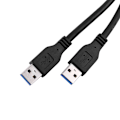 Pikkukuva 2 / 8: Combo kaksois USB 3.0 uros-naaras jatkokaapeli ruuviliitäntäpaneelireikillä