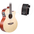 Miniatyrbillede 5 af 8: 5-bånds akustisk elektrisk guitar Preamp EQ Equalizer Pickup Tuner Instrumentværktøj