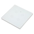 Miniatyrbillede 3 af 8: WiFi Smart Wall Light Switch Hærdet glas Fjernbetjening Trådløs Smart Panel Switch 100‑240V