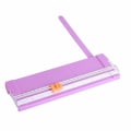 Miniatyrbilde 1 av 8: Papirkutter Liten Minifolding Klarskala Grader Gratis karbonstålskjæring Scrapbook Papir Trimmer Lilla