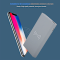 Pikkukuva 8 / 8: QI 3-in-1 langaton laturi Power Bank Nopea lataus Qi-matkapuhelinlaturi (harmaa)