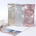 Pikkukuva 2 / 5: (Silver Rose Gold) 3kpl Case Case Vedenpitävä Nahka Säilytyslasit Case Aurinkolasit Organizer miehille Naisille